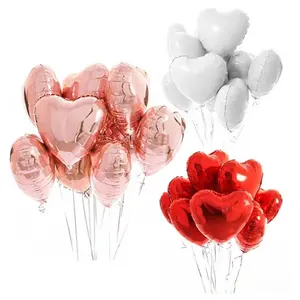 2023 yeni ürün 18 inç noel doğum günü partisi dekorasyon malzemeleri mermer kalp folyo balon hediye oyuncak OEM
