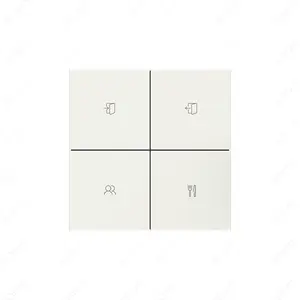 Smart Switch Custom Factory Graffiti Smart Switch Field Grid Quad-open 4-key Aluminum Panel Switch