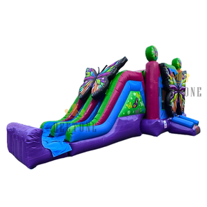 Tùy chỉnh chủ đề khác nhau <span class=keywords><strong>Inflatable</strong></span> nhảy lớn bướm bơm hơi di động trượt nước lâu đài cho ngoài trời - Product Image 5