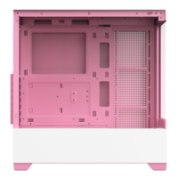 Boîtier de jeu d'ordinateur ATX en verre trempé rose OEM Boîtier de jeu pour PC Boîtier d'ordinateur et tours Châssis de bureau