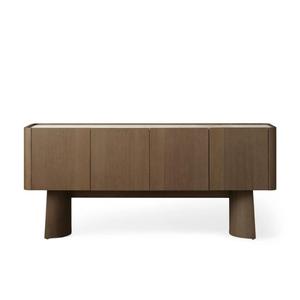 Aparador de madera de mármol, aparador, última colección de muebles de caña y ratán, gabinetes de Bar, acabado marrón para sala de estar - Product Image 1