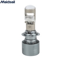 Phare de voiture à LED A80, lentille de clignotant externe fisheye, H7 H11, phare modifié pour moto