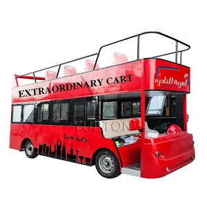 In Stock China Supplier Battery Operated Car Sightseeing Bus for sale