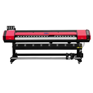 Disen large format banner printing machine plotter printer sticker 2.5m vinyl printing xp600 dx5 print head eco solvent printer