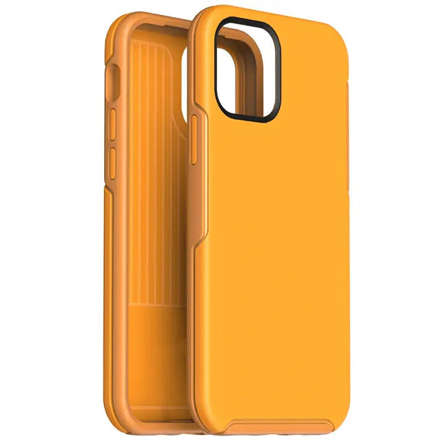 Casing ponsel mewah warna-warni, penutup pelindung belakang ponsel simetris untuk iPhone 11 11 Pro 11 Pro Max
