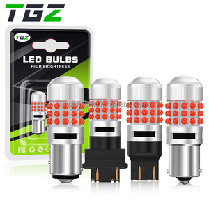 Tgz Xe Bên Ngoài Chiếu Sáng Bóng Đèn Phía Sau Lần Lượt Tín Hiệu Đèn Tự Động <span class=keywords><strong>LED</strong></span> Phanh Công Viên Đèn Hiệu Chỉ Số 7440 1156 T25 42smd Spotlight Len - Product Image 1
