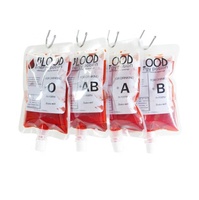 Pochettes réutilisables pour boissons d'Halloween Accessoires de Cosplay Sacs de sang Accessoires d'Halloween pour vampires