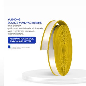 Bandes de bobine en aluminium jaune de 0.6mm bobines de lettre de canal de 6.5 cm pour le service de traitement de flexion de super mots - Product Image 2