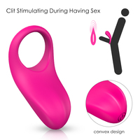 Anneau vibrant S-HANDE pour pénis, vibromasseur de gland en silicone, jouet sexuel pour hommes, anneau de verrouillage