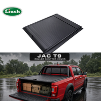 Couverture rétractable électrique manuelle pour benne de camion T9 en aluminium dur, étanche, verrouillable à distance, installation sans perçage