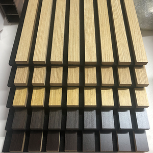 Wand und Decke Schall dichte Lamellen Laminierte Pet Wooden <span class=keywords><strong>Veneera</strong></span> Akustik platte für Auditorium Hall - Product Image 5