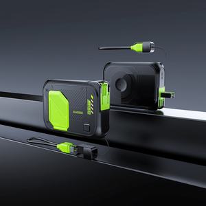 Mini batterie externe sans fil de voyage 10000mah 20000mah grande capacité 22.5W charge rapide avec câbles - Product Image 1