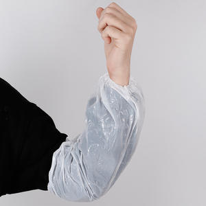 Fundas Protectoras de Plástico Desechables para Brazos, Directo de Fábrica, Fundas de PE <span class=keywords><strong>con</strong></span> <span class=keywords><strong>Puños</strong></span> Elásticos, Impermeables, OEM - Product Image 4