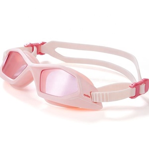 Lunettes de natation professionnelles personnalisées anti-buée, étanches, haute définition, avec revêtement miroir, joint 3D, vision améliorée pour la vente en gros - Product Image 4