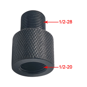 อะแดปเตอร์เกลียวเหล็กสีดำกลึงด้วยเครื่อง CNC, ข้อต่อแบบมีร่องขนาด 1/2-28 ถึง 1/2-20 สำหรับการใช้งานกรองน้ำมันเชื้อเพลิง/น้ำมันในยานยนต์ - Product Image 4