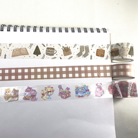 Planificateur personnalisé, impression écologique, coloré PET, ruban transparent transparent pour ensemble de papeterie, vente en gros