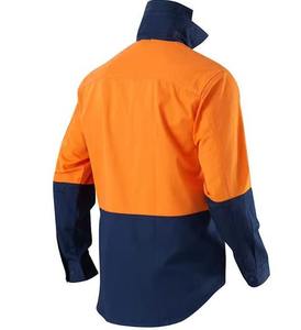 視認性の高い反射器安全100% ポリエステルオートバイ作業通気性作業服シャツ - Product Image 5