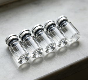 Frascos de Vidrio de Borosilicato de 3 ml, 5 ml y 10 ml con Cuello Prensado y Tapas de Sellado Abatibles de Aluminio Plateado - Product Image 6