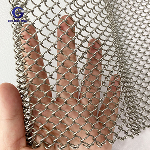 Màn rèm kim loại thép mắt cáo trang trí thiết kế phổ biến, chống cháy - Product Image 4