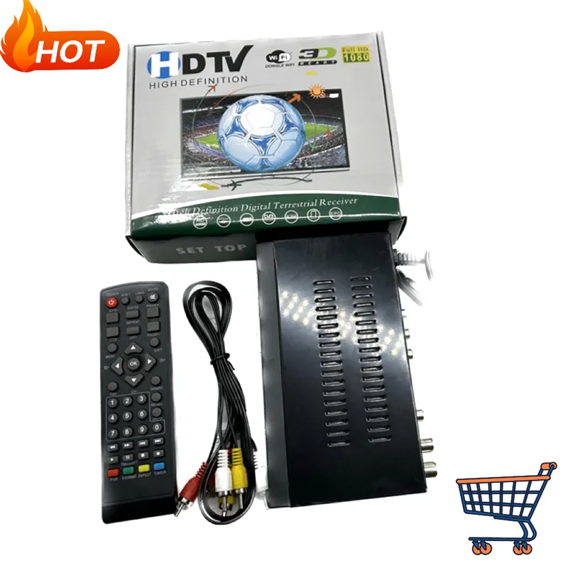 Produk Baru DVB T2 Receiver HD H.264 1080P dengan Wifi Mendukung Banyak Hot App