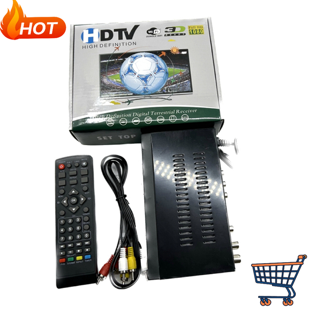 The New Product DVB T2 Receiver HD H.264 1080P with Wifi Support Many Hot App
