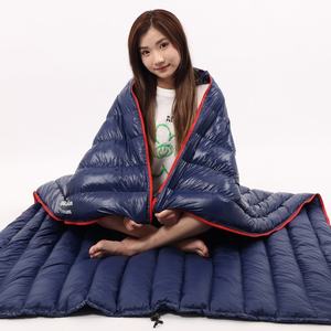 Sac de couchage <span class=keywords><strong>d</strong></span>'hiver léger pour une personne, style momie, rembourré de plumes <span class=keywords><strong>d</strong></span>'<span class=keywords><strong>oie</strong></span>, polyester 400T20D, fermeture éclair personnalisable - Product Image 2