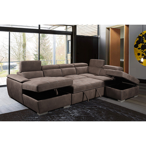 Popular Fabric Latest Home Sofa <strong>Set</strong> <strong>Designs</strong> <strong>House</strong> U Shaped Living Room Sofa Furniture - Product Image 1
