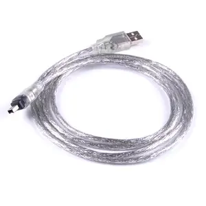 USB 2,0 A macho a Firewire IEEE 1394 Cable adaptador iLink macho de 4 pines FireWire 1394 Cable para SONY DV Cable de cámara 5 pies