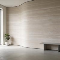 Panel Dinding Batu Travertine Fleksibel Panel Dinding Batu Fleksibel Panel Batu Ultra Tipis Ubin Keramik Lunak