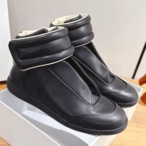 Chaussures décontractées unisexes de haute qualité, design montant, légères, respirantes, en cuir, pour l'entraînement en extérieur, baskets à semelle épaisse - Product Image 1