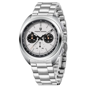 Montres sport quartz pour homme PAGANI Design 1782, nouvelle collection 2024, haut de gamme, saphir, acier inoxydable, chronographe, étanche. - Product Image 2