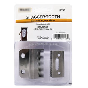 ใบมีดอะไหล่คุณภาพสูงสำหรับปั<span class=keywords><strong>ต</strong></span><span class=keywords><strong>ต</strong></span>าเลี่ยนตัดผม <span class=keywords><strong>Wahl</strong></span> รุ่น 2161 สีทองและสีเงิน ขายส่ง - Product Image 2