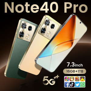 Smartphone Note40 Pro 5G 16GB + 1TB Android Téléphone portable AI Écran 7.3 pouces Charge rapide Dual Sim déverrouillé - Product Image 5