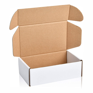 Cajas <span class=keywords><strong>de</strong></span> correo <span class=keywords><strong>de</strong></span> cartón grueso blanco personalizado cajas <span class=keywords><strong>de</strong></span> embalaje cajas <span class=keywords><strong>de</strong></span> cartón <span class=keywords><strong>de</strong></span> envío <span class=keywords><strong>de</strong></span> <span class=keywords><strong>flauta</strong></span> B con logotipo - Product Image 1