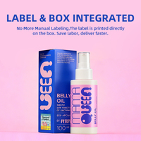 Boîtes pliables recyclables personnalisées pour emballages de parfum Blush, avec gaufrage holographique anti-contrefaçon, revêtement par application ponctuelle, marquage à chaud et UV
