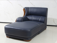Fcfbfp — ensemble de canapé en cuir véritable de Style moderne, bleu foncé, meubles extensibles en coupe, pour la maison, le salon