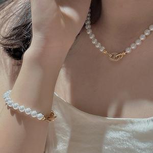 Collar de Plata de Ley S925, Estilo Vintage Francés, Elegante, con Colgantes Brillantes Personalizados, Dijes Finos en Contraste - Product Image 3