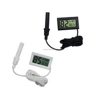 Mini Incubadora de Huevos Integrada, Higrómetro Electrónico para Reptiles, Termómetro Doméstico, Medidor de Temperatura para Acuarios Interiores