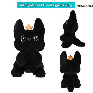 Juguete <span class=keywords><strong>de</strong></span> Gato Negro <span class=keywords><strong>de</strong></span> Peluche con Diseño Único y Personalizado, Fabricación con Materiales Seguros para Niños, Peluches <span class=keywords><strong>de</strong></span> Animales Personalizados para Niños - Product Image 3