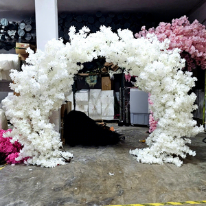 Arche de <span class=keywords><strong>cerisier</strong></span> <span class=keywords><strong>japonais</strong></span> artificielle en fer, réaliste et romantique, pour mariage en extérieur, taille personnalisée, pour événements longue durée - Product Image 2