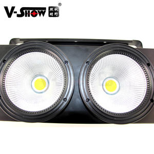 VSHOW BL200 <span class=keywords><strong>Peaky</strong></span> <span class=keywords><strong>Blinders</strong></span> LED BLINDER 2 2PCS 100W Blanc chaud Blanc froid Gradateur linéaire - Product Image 5