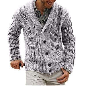 Cardigan de Luxe en Tricot pour Homme Fabricants Pull Personnalisé Grande Taille pour Hommes avec Logo - Product Image 1