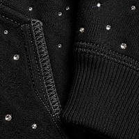 Sweat-shirts épais pour hommes Cenloong avec broderie personnalisée, strass et logo scintillant