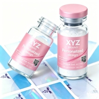 Étiquettes personnalisées pour flacons de peptides avec marquage interne pour 3 ml/5 ml, autocollants d'identification intérieurs avec boîtes individuelles assorties.