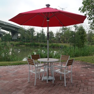 Parasol de plage solaire au design traditionnel, vente en gros OEM, avec chargeur de batterie pour usage extérieur - Product Image 1