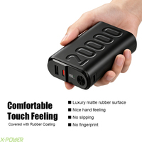 Banco de Energía Portátil Personalizable de 20000mAh con Carga Rápida de 22.5W, Pantalla Digital LED, Sensación Agradable al Tacto, Cargador de Teléfono PD2ACC