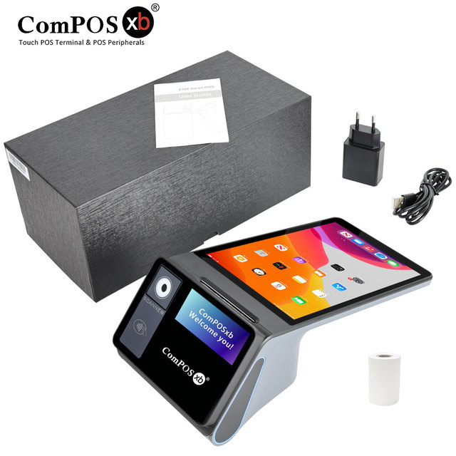 Mobile Pos Machine Handheld Payment Terminal Android 58mm Printer POS-108 NFC Hand-Held Cash Register Mobile Terminals