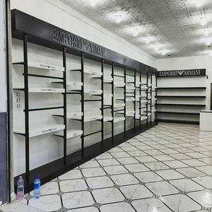 Một cửa hàng thiết kế tùy chỉnh thương hiệu sang trọng Boutique giày cửa hàng tất cả các loại đồ đạc kim loại Modular hiển thị & Made-to-order kệ - Product Image 2