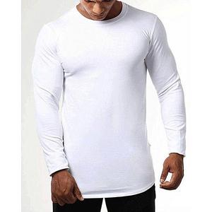 เสื้อยืดแขนยาวผู้ชาย, เสื้อยืดเต็มตัวแขนยาวเสื้อยืดเฮนลี่ย์ระบายอากาศสีเขียวเบสิก - Product Image 4