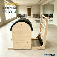 Baril d'escalier en érable professionnel pour Pilates – Équipement durable et écologique pour studios de Pilates, usage domestique et Reformer de fitness pour le renforcement du tronc